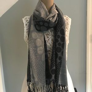 Light, Gray Scarf